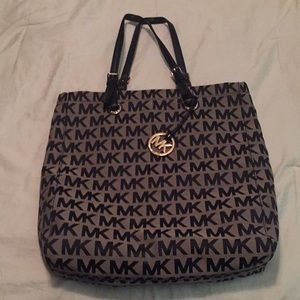 Michael Kors Monogramed Tote